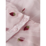 Name It Cradle Pink Strawberries Nbfjulianna Tyll Spencer