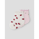 Name It Cloud Dancer Cradle Pink Nbfjuberry 2P Strumpor
