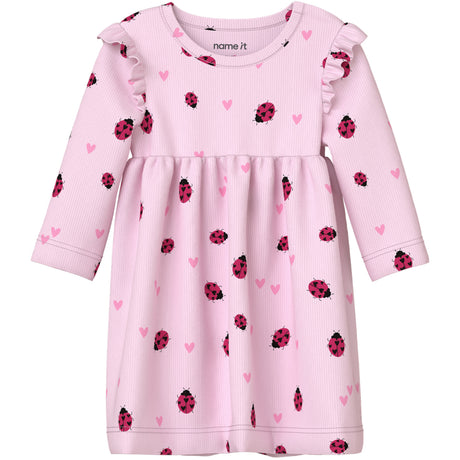 Name It Cradle Pink Nbfhaline Ls Klänning
