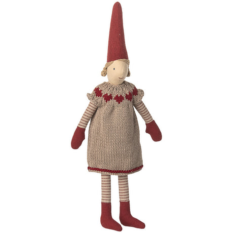 Maileg Pixy, Størrelse 2 - Pige - Stickad Kjole