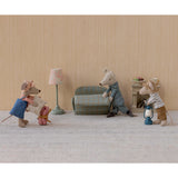 Maileg Vintage Gulvlampe, Mus - Mint