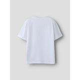 Name It Bright White Nkmasekel Fifae Ss Nreg Topp Box Vde