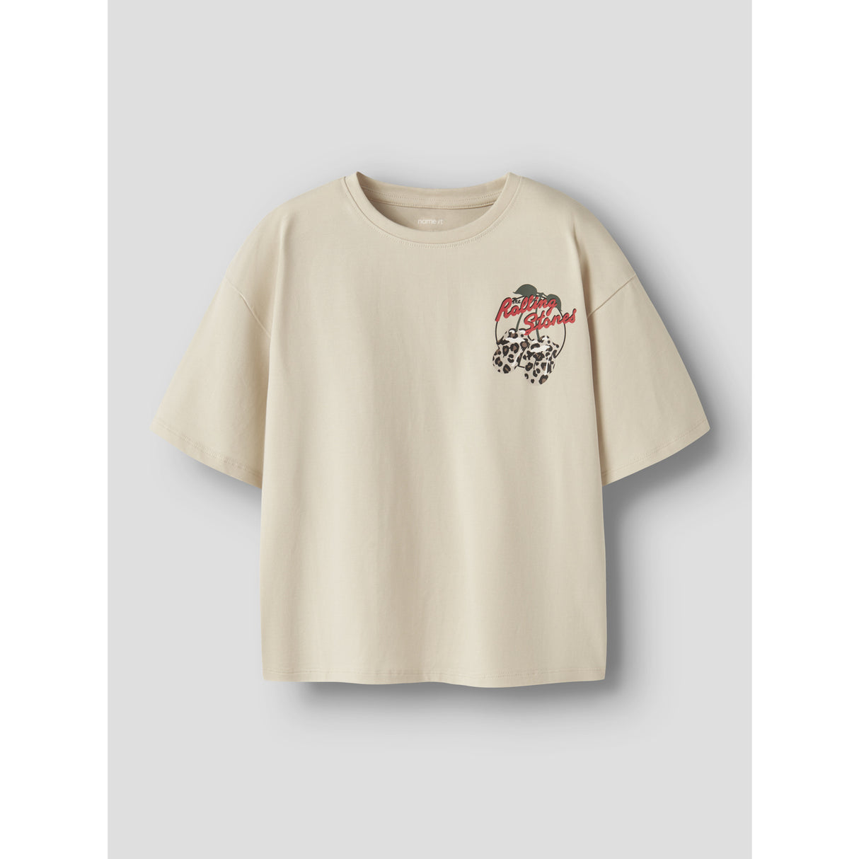 Name It Almond Milk Nkfafema Rollings Ss Rlx Topp Box Unv