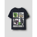 Name It Navy Blazer Nkmmykin Minecraft Ss Nreg Topp Box Bfu