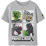 Name It Grey Melange Nkmmykin Minecraft Ss Nreg Topp Box Bfu