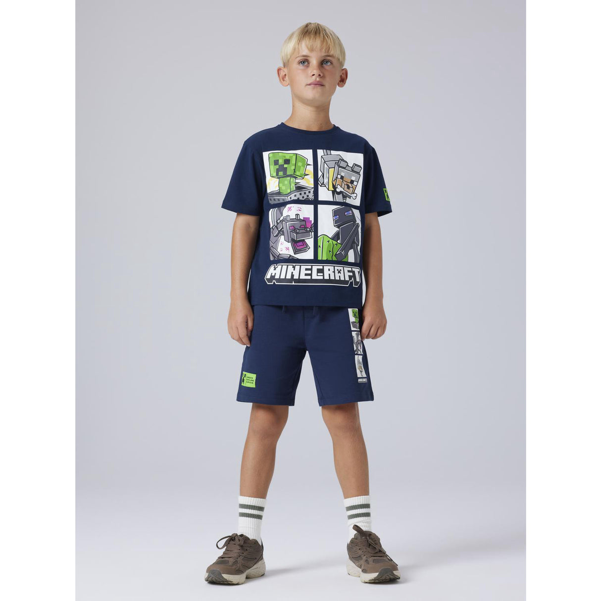 Name It Navy Blazer Nkmmykin Minecraft Ss Nreg Topp Box Bfu