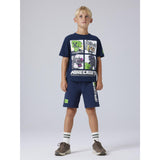 Name It Navy Blazer Nkmmykin Minecraft Ss Nreg Topp Box Bfu