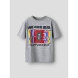 Name It Grey Melange Nkmmacs Fifa Ss Nreg Topp Box Ous