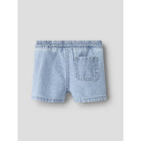 Name It Light Blue Denim Nbmryan Stripe Dnm L Shorts 1910-Ip H