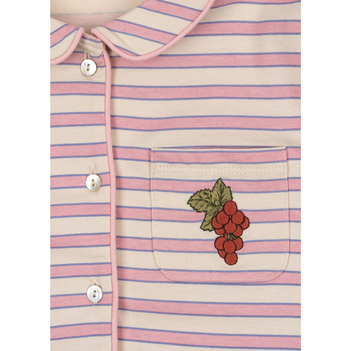 Konges Sløjd Lolly Stripe Pio Frill Sett Gots