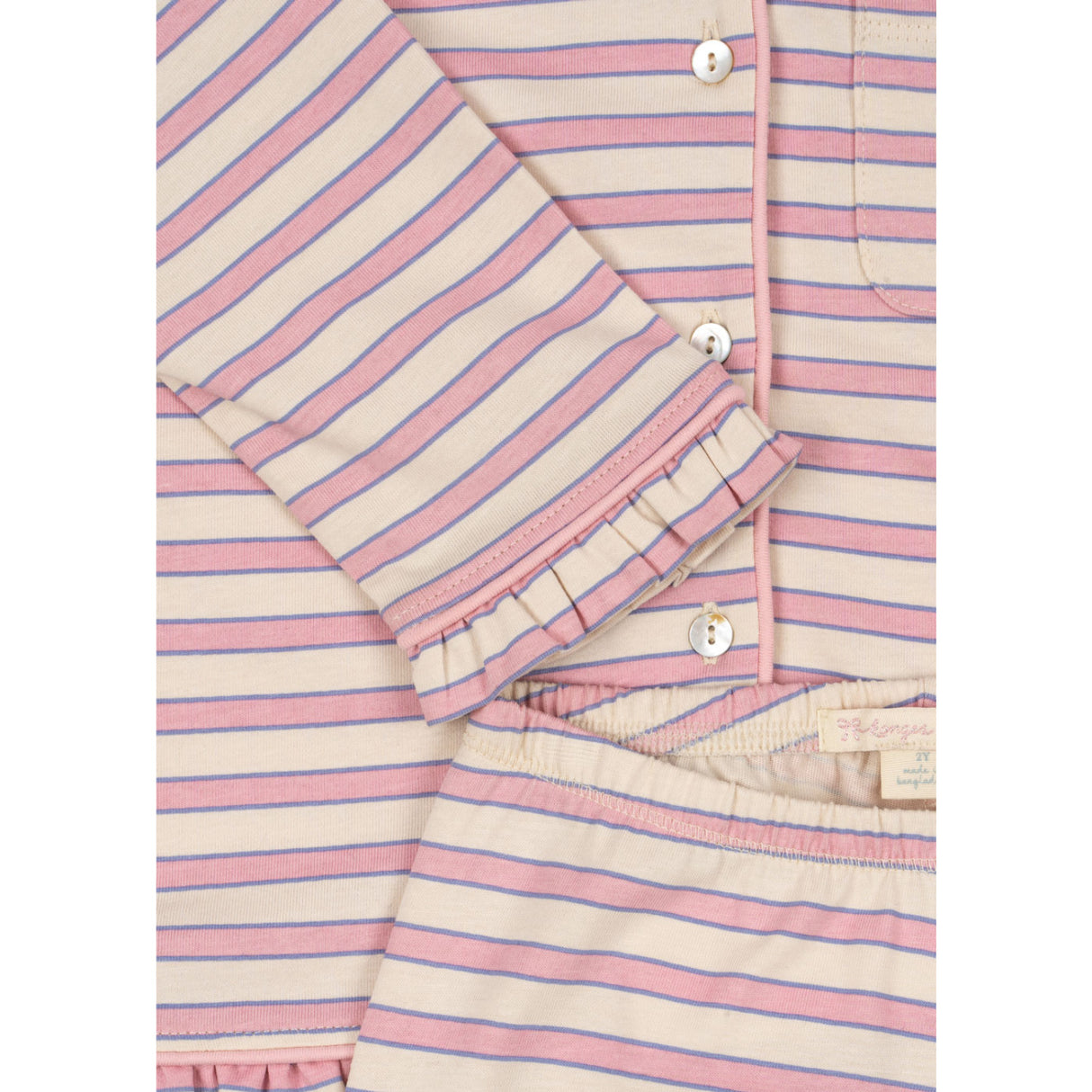 Konges Sløjd Lolly Stripe Pio Frill Sett Gots