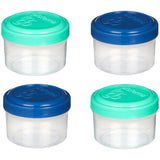Sistema Ocean Blue & Minty Teal To Go Dressing Opbevaringsbøtter 35 Ml 4-Pack