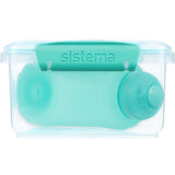 Sistema Minty Teal 1.2L Lunch Plus Matlåda Med Itsy Flaska 380 Ml