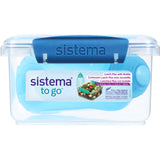 Sistema Ocean Blue 1.2L Lunch Plus Matlåda Med Itsy Flaska 380 Ml
