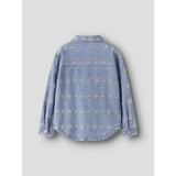 Name It Light Blue Denim Anglaise Nkfharper Dnm Anglaise Jacka 1026-Ov H