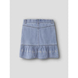 Name It Light Blue Denim Anglaise Nkfhallie Dnm Anglaise Kjol 1026-Ov H