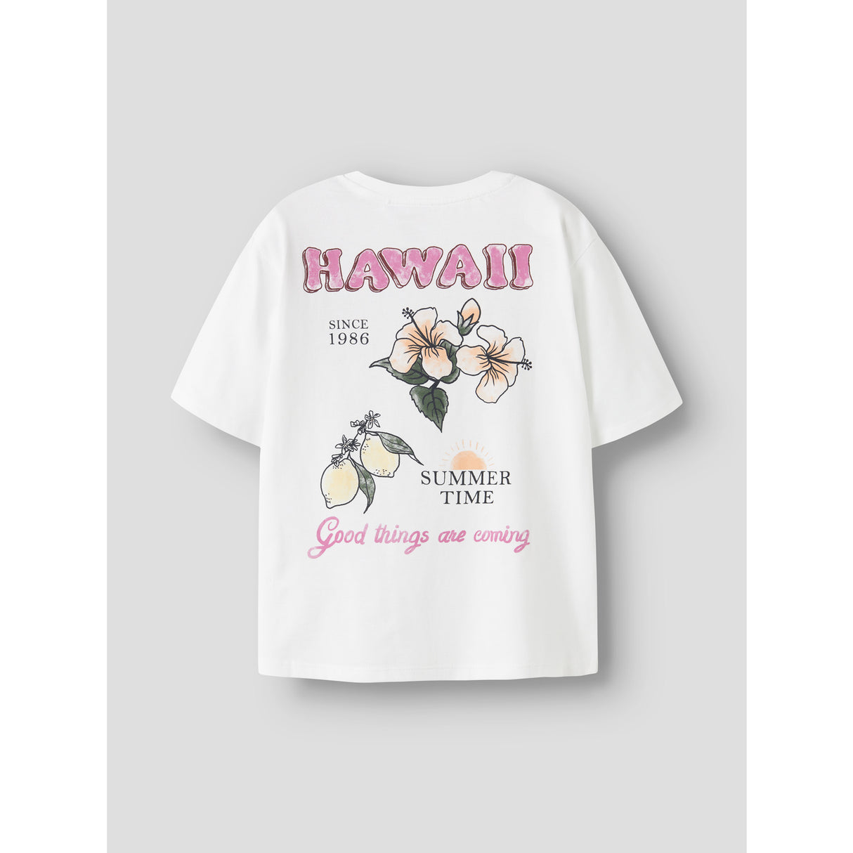 Name It Bright White Nkfhana Ss Nreg Topp Box