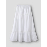 Name It Bright White Nkfhermala Long Kjol