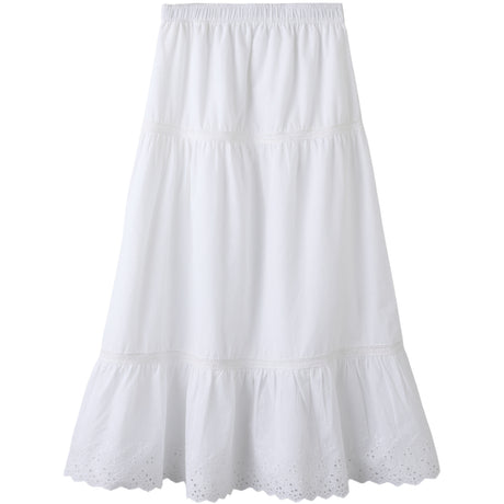 Name It Bright White Nkfhermala Long Kjol