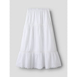 Name It Bright White Nkfhermala Long Kjol