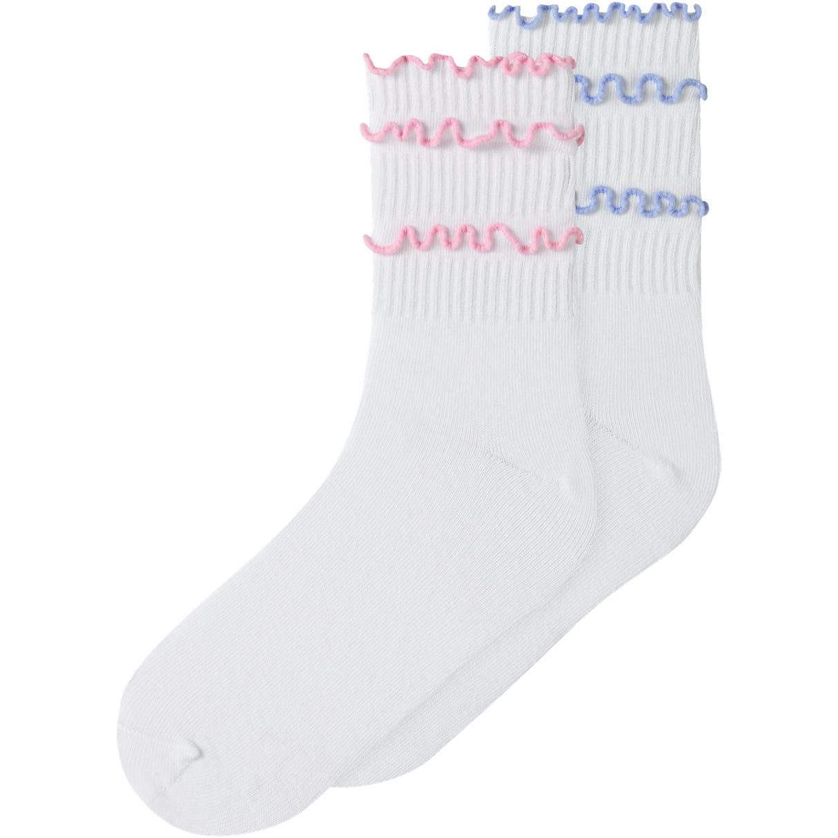 Name It Bright White Nkfjanil 2P Strumpor