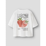 Name It Bright White Nkfjemillo Ss Rlx Topp Box