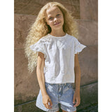 Name It Bright White Nkfjaden Sl Nreg Sh Topp