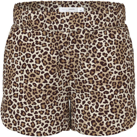 Name It Turtledove Leopard Nkfvinaya Shorts Ffff Noos