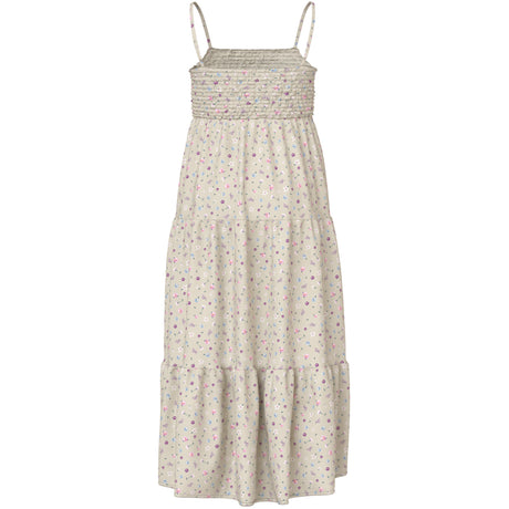 Name It Almond Milk Cute Flowers Nkfvinaya Rem Maxi Klänning