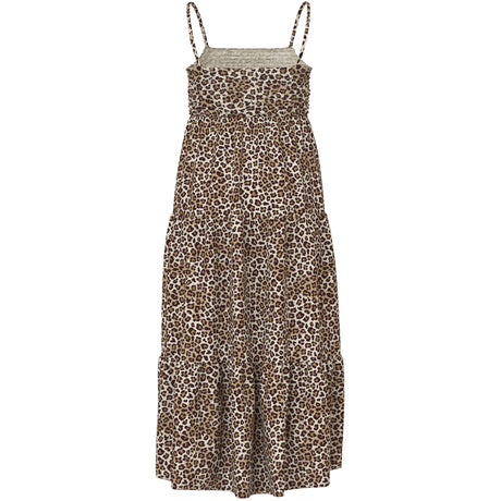 Name It Turtledove Leopard Nkfvinaya Rem Maxi Klänning