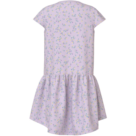 Name It Lavender Fog Little Flower Nkfvigga Capsl Klänning