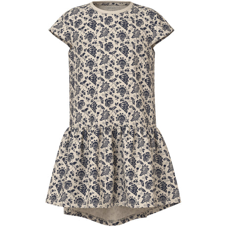 Name It Summer Sand Paisley Flowers Nkfvigga Capsl Klänning