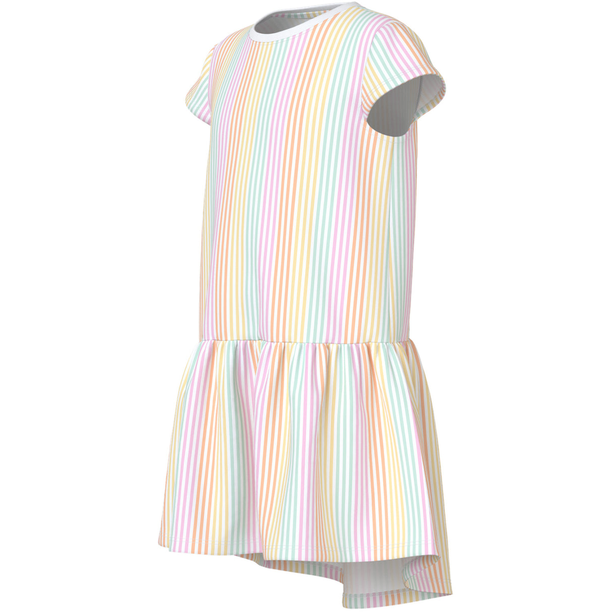 Name It Bright White Cool Stripe Nkfvigga Capsl Klänning