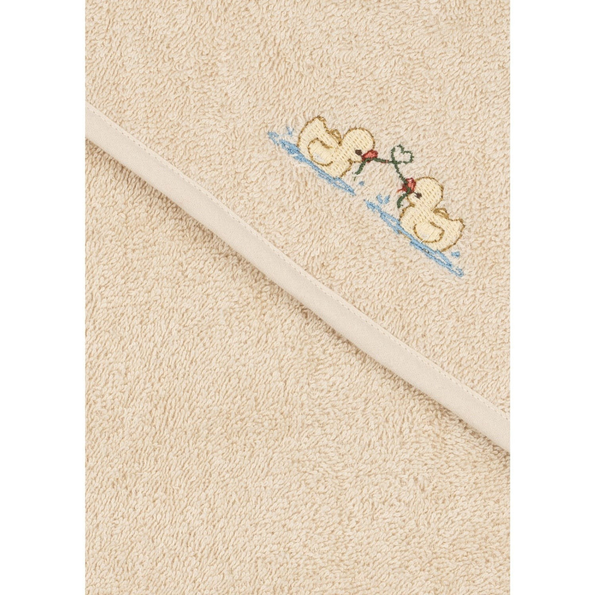 Konges Sløjd Antique White Figo Baby Handduk GOTS