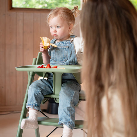 KAOS Mineral Green Klapp High Stol Recycled Med KLAPP® Safety Rail & Tray Bundle