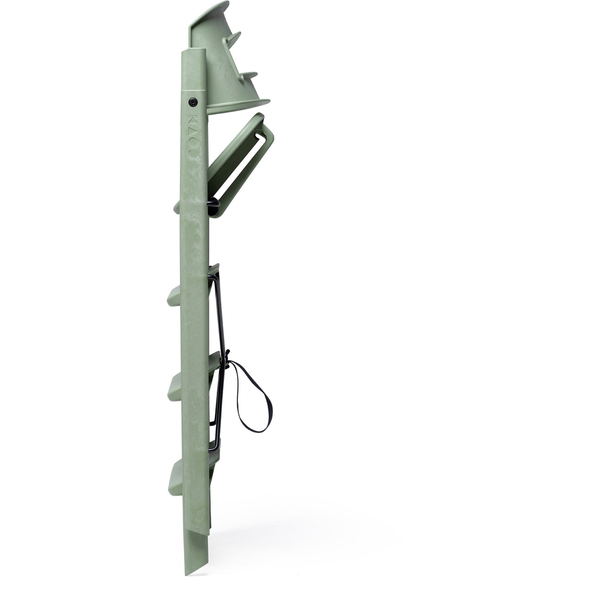 KAOS Mineral Green Klapp High Stol Recycled Med KLAPP® Safety Rail & Tray Bundle