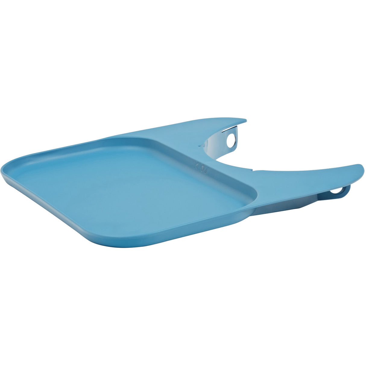 KAOS Swedish Blue Klapp High Stol Recycled Med KLAPP® Safety Rail & Tray Bundle