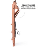 KAOS Terracotta Pink Klapp High Stol Recycled Med KLAPP® Safety Rail & Tray Bundle