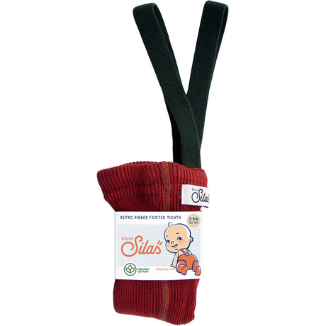 Silly Silas Maple Leaf With Dark Forest Green Footed Strumpbyxar Christmas Edition