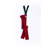 Silly Silas Maple Leaf With Dark Forest Green Footless Strumpbyxar Christmas Edition