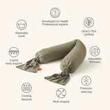 bbhugme Olive/Black Pregnancy Kudde