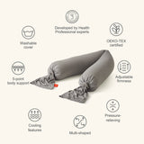 bbhugme Stone/Plum Pregnancy Kudde