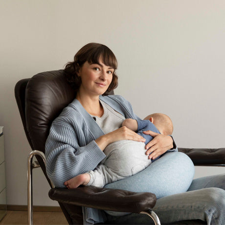 bbhugme Blue/Melange Nursing Kudde