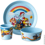 Koziol Organic Sky Blue Small Tallrik + Skål + Kopp Connect Grow Paw Patrol