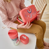 Koziol Organic Coral Red Lunch Box Med Separation Skål Candy L Dreams