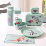 Koziol Organic Sage Green Small Tallrik + Skål + Kopp Connect Rex