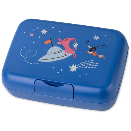 Koziol Organic Space Blue Lunch Box Med Separation Skål Candy L Space