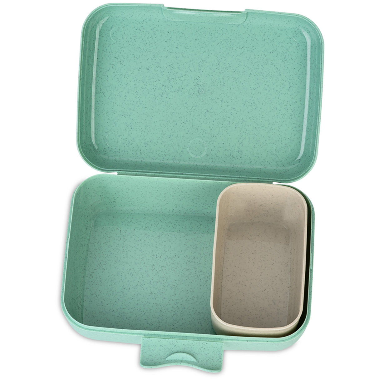 Koziol Organic Sage Green Lunch Box Med Separation Skål Candy L Rex