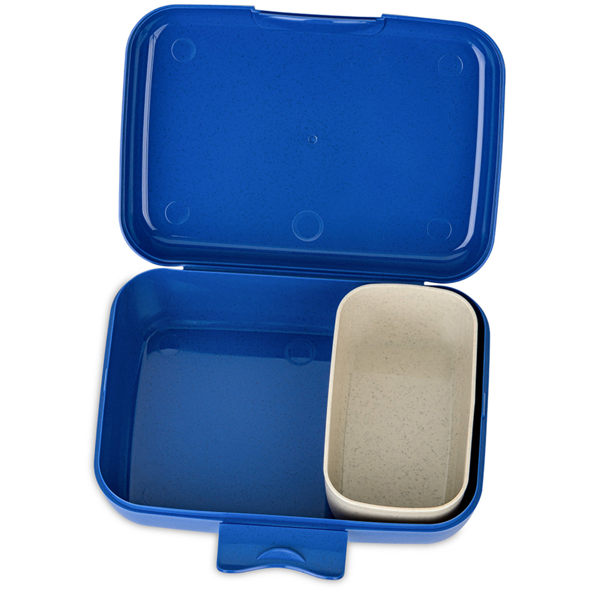 Koziol Organic Space Blue Lunch Box Med Separation Skål Candy L Space