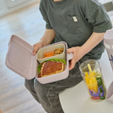 Koziol Organic Purple Grey Lunch Box Med Separation Skål Candy L Trucks